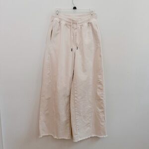 Aerie Cream Wide Leg Pants